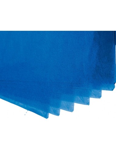 CI | Papel seda liderpapel 52x76cm 18g/m2 bolsa de 5 hojas azul