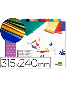CI | Bloc trabajos manuales liderpapel papel metalizado...