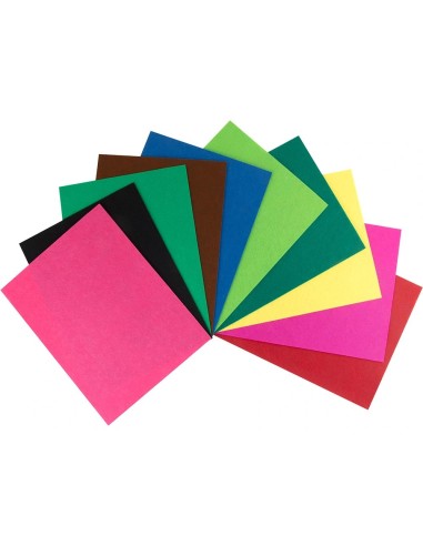 CI | Bloc trabajos manuales liderpapel fieltro 240x315mm 10 hojas colores surtidos