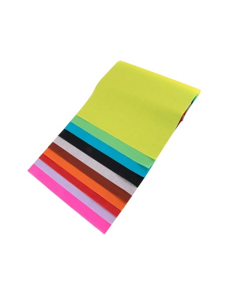 CI | Bloc trabajos manuales liderpapel crespon 240x315mm 10 hojas colores surtidos