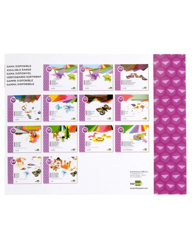 CI | Bloc trabajos manuales liderpapel celofan 240x315mm 10 hojas colores surtidos