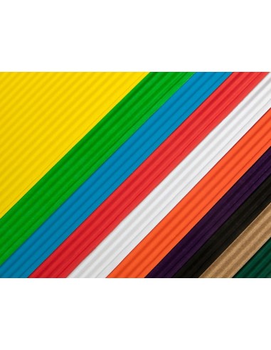 CI | Bloc trabajos manuales liderpapel carton ondulado 240x315mm 10 hojas colores surtidos