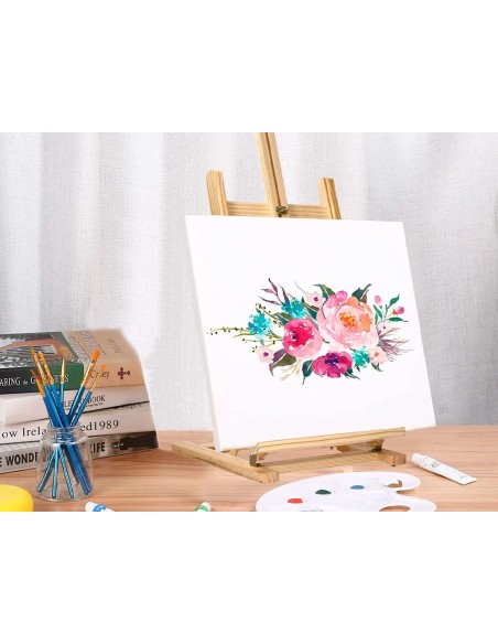 CI | Caballete pintor liderpapel sobremesa madera fsc 80x27,5x30 cm