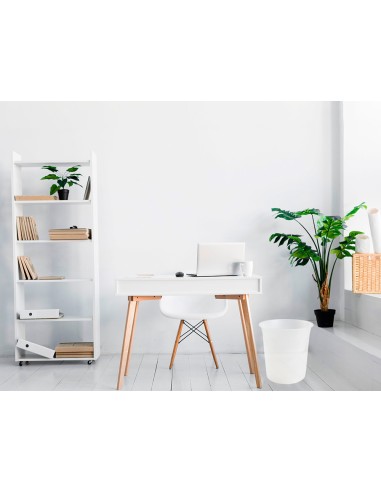 CI | Papelera plastico q-connect transparente 13 litros