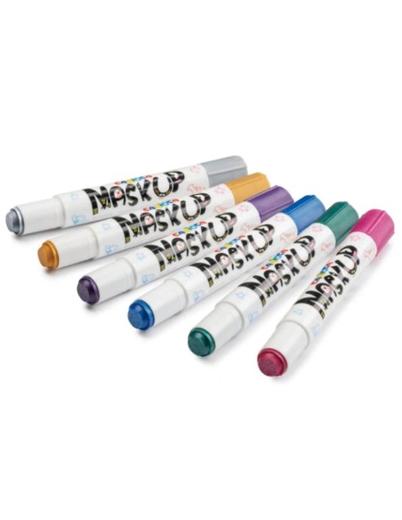 CI | Barra De Maquillaje Carioca Mask Up Metallic Caja De 6 Colores Surtidos