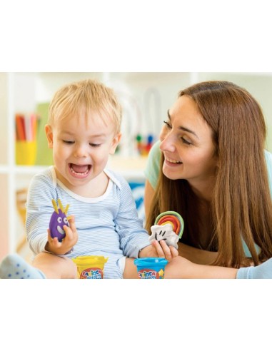 CI | Pasta De Modelar Carioca Baby Dough Bote 75 G Set De 3 Colores Surtidos