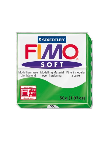 CI | Pasta staedtler fimo soft 56 gr color verde tropical