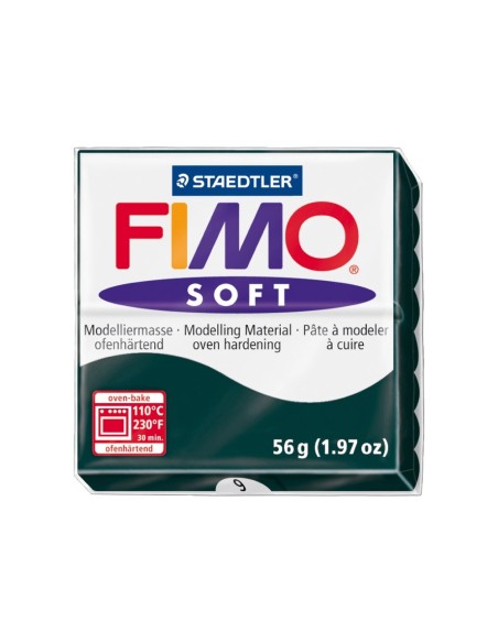 CI | Pasta staedtler fimo soft 56 gr color negro