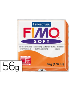 CI | Pasta staedtler fimo soft 56 gr color naranja