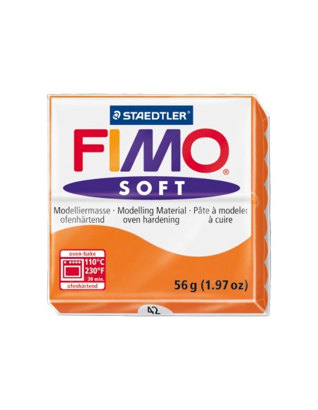 CI | Pasta staedtler fimo soft 56 gr color naranja