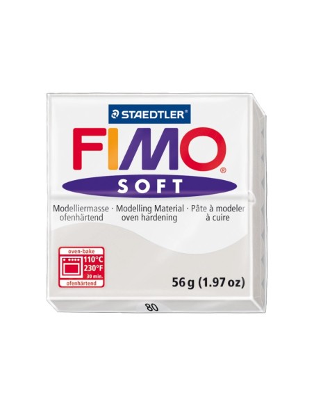 CI | Pasta staedtler fimo soft 56 gr color gris