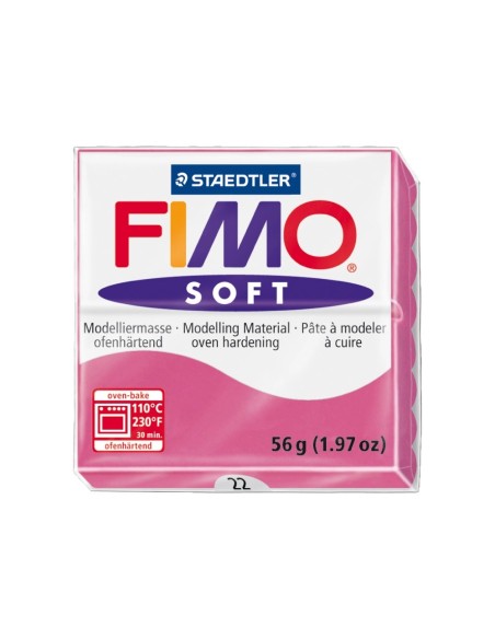 CI | Pasta staedtler fimo soft 56 gr color frambuesa