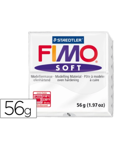 CI | Pasta staedtler fimo soft 56 gr color blanco