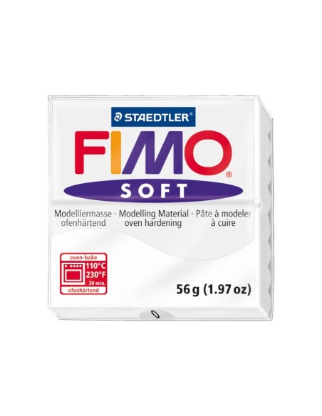 CI | Pasta staedtler fimo soft 56 gr color blanco