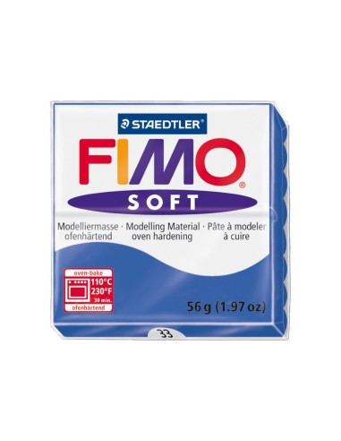 CI | Pasta staedtler fimo soft 56 gr color azul brillante