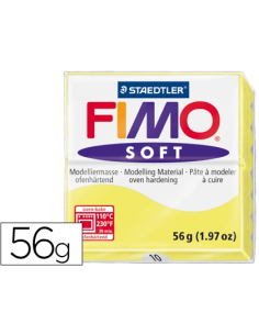 CI | Pasta staedtler fimo soft 56 gr color amarillo limon