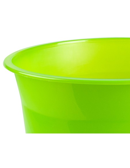 CI | Papelera plastico q-connect verde translucido 13 litros