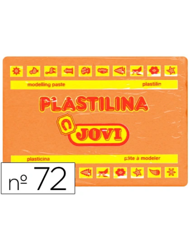 CI | Plastilina jovi 72 naranja -unidad -tamaño grande