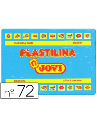 CI | Plastilina jovi 72 azul claro -unidad -tamaño grande