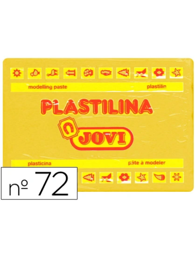 CI | Plastilina jovi 72 amarillo oscuro -unidad -tamaño grande