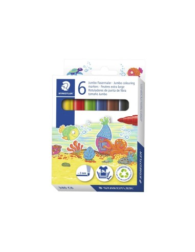 CI | Rotulador staedtler color jumbo trazo 3 mm...