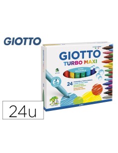 CI | Rotulador giotto turbo-maxi caja de 24 colores...