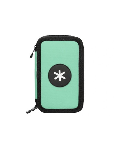 CI | Plumier escolar antartik triple color menta 36 piezas