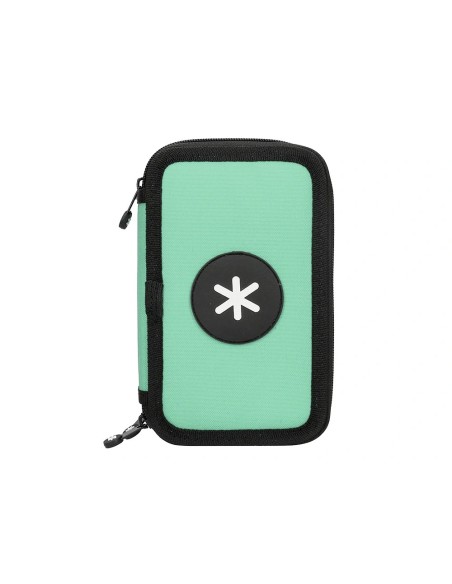 CI | Plumier escolar antartik triple color menta 36 piezas