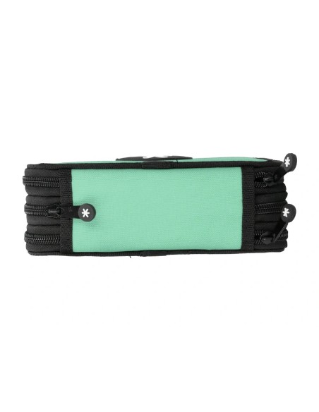 CI | Plumier escolar antartik triple color menta 36 piezas