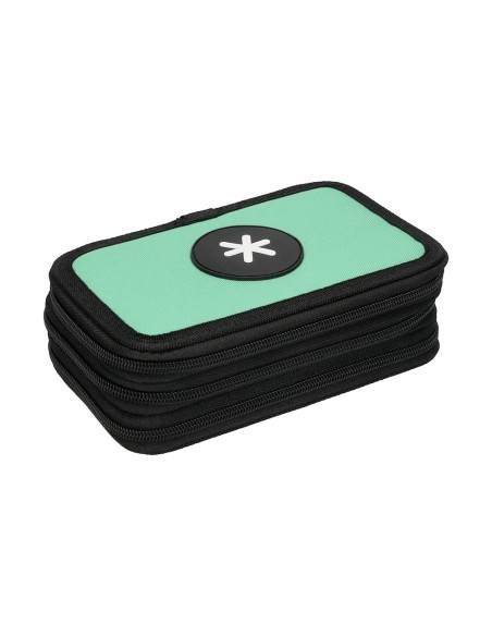 CI | Plumier escolar antartik triple color menta 36 piezas