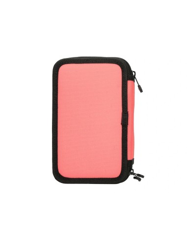 CI | Plumier escolar antartik triple color coral 36 piezas