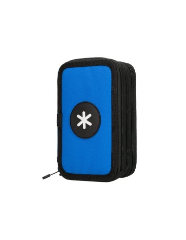 CI | Plumier escolar antartik triple color azul...