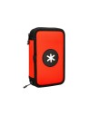 CI | Plumier escolar antartik doble color rojo 28 piezas