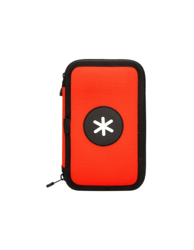 CI | Plumier escolar antartik doble color rojo...