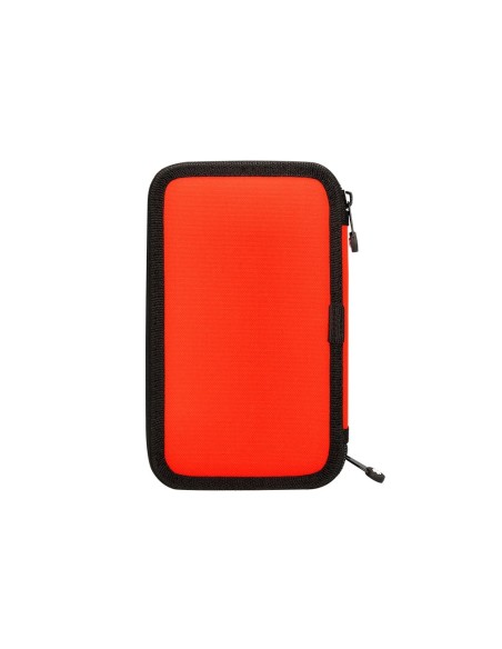 CI | Plumier escolar antartik doble color rojo 28 piezas