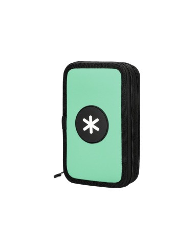 CI | Plumier escolar antartik doble color menta...