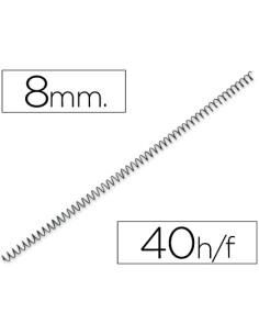 CI | Espiral metalico q-connect 64 5:1 8mm 1mm caja de...
