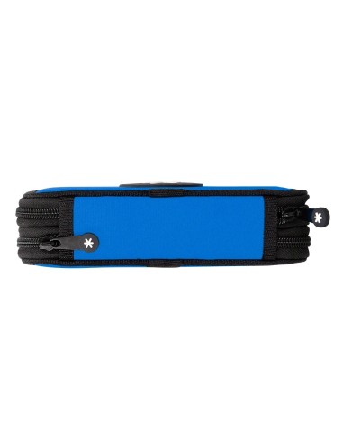 CI | Plumier escolar antartik doble color azul 28 piezas