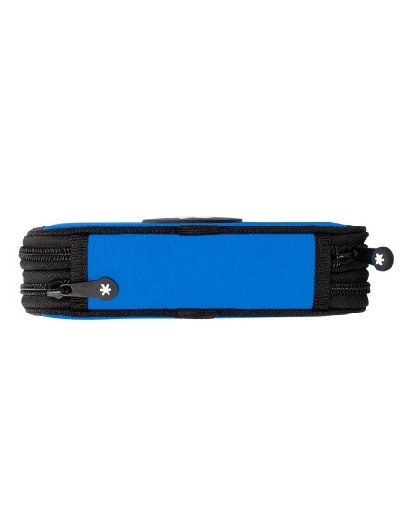 CI | Plumier escolar antartik doble color azul 28 piezas