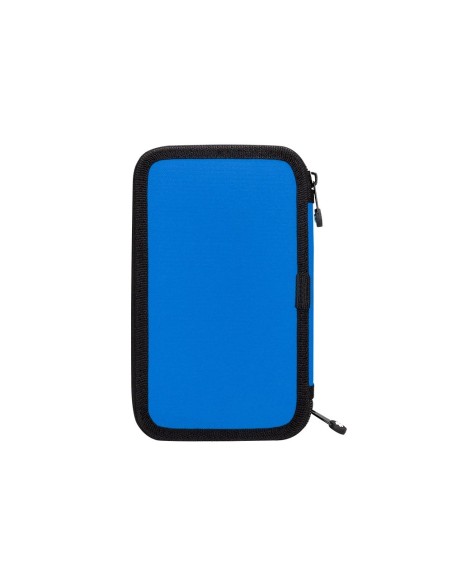 CI | Plumier escolar antartik doble color azul 28 piezas