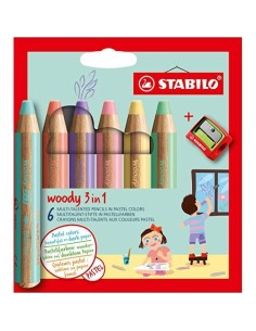 CI | Lapices de colores stabilo woody 3 en 1 mina xxl...