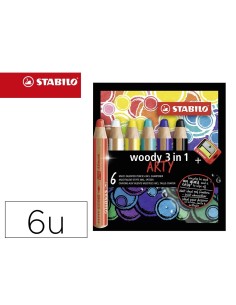 CI | Lapices de colores stabilo woody 3 en 1 arty line...