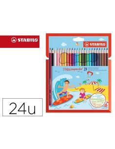 CI | Lapices de colores stabilo aquacolor acuarelables...