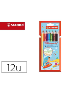 CI | Lapices de colores stabilo aquacolor acuarelables...