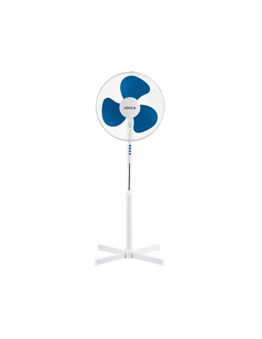 CI | Ventilador De Pie Jocca 3 Velocidades Cabezal Reclinable 40W Diametro 400 Mm 420X520X1200Mm