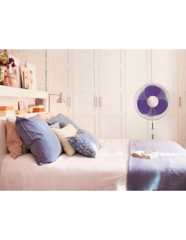 CI | Ventilador De Pie Jocca 3 Velocidades Cabezal Reclinable 40W Diametro 400 Mm 420X520X1200Mm