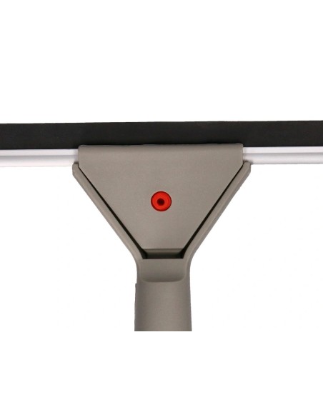 CI | Limpiaventanas q-connect industrial mango de acero y hoja limpiadora de plastico de 40 cm de ancho