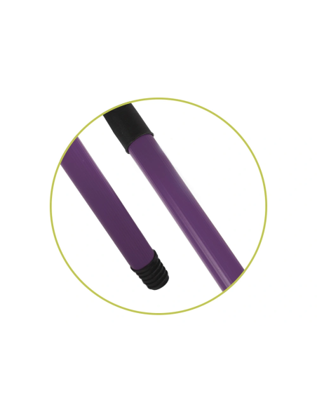 CI | Escoba vinilo niza fluor 30cm con mango metalico