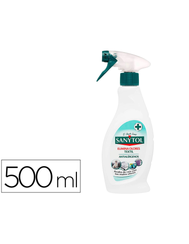 CI | Quitaolor Desinfectante Sanytol Para Textil Con Pulverizador Bote De 500 Ml