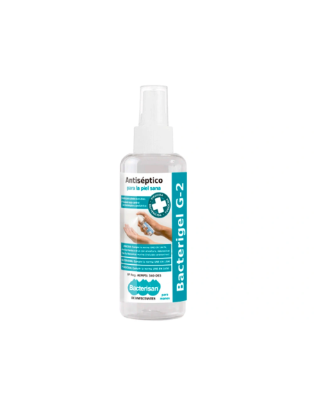 CI | Gel Hidroalcoholico Antiseptico Bacterigel G5 Para Manos Limpia Desinfecta Sin Aclarado Spray De 60 Ml